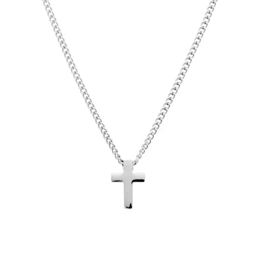 Blaze stainless cross pendant