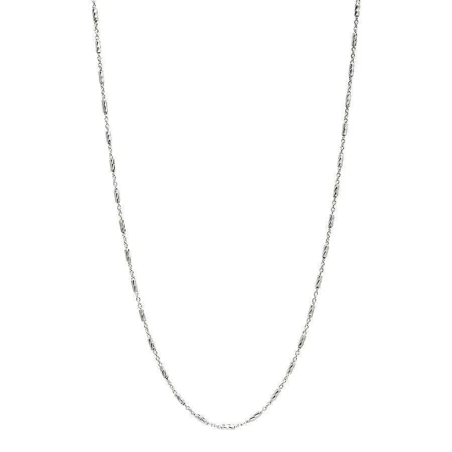 NAJO Equilibrium Silver Chain Necklace (45cm+ext)