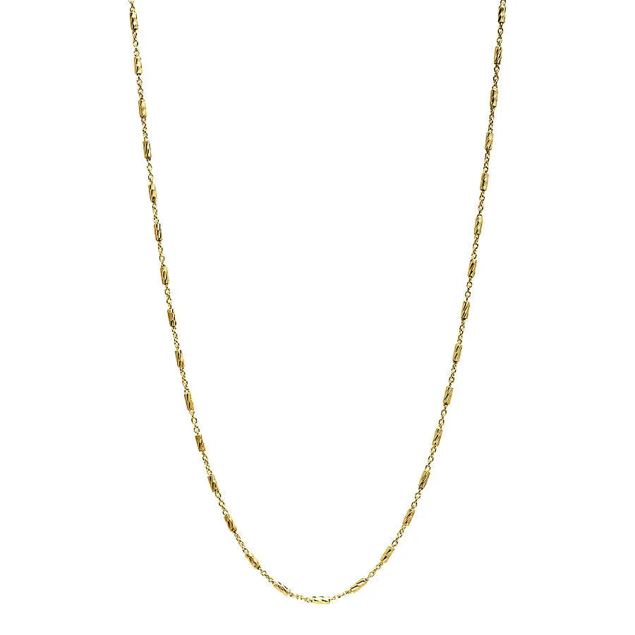 NAJO Equilibrium Yellow Gold Chain Necklace (60cm+ext)